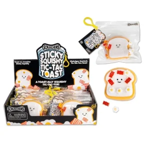 SCRUNCHEMS Sticky Squishy Tic Tac Toast � Taba Squishy