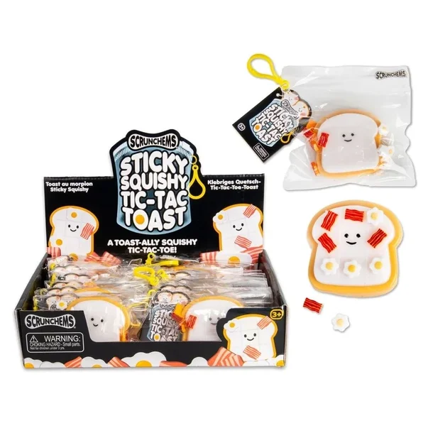 SCRUNCHEMS Sticky Squishy Tic Tac Toast � Taba Squishy