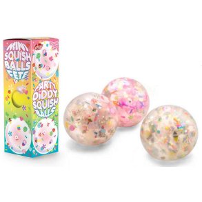 Scrunchems - party diddy squish balls - 3 stk