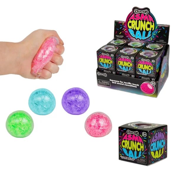 Scrunchems ASMR Crunch Stressbold med Bingsu Perler Assorteret