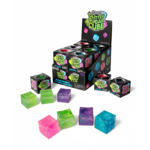 Scrunchems Glitter Cube  Glitrende Fidget Terning til ro og fokus