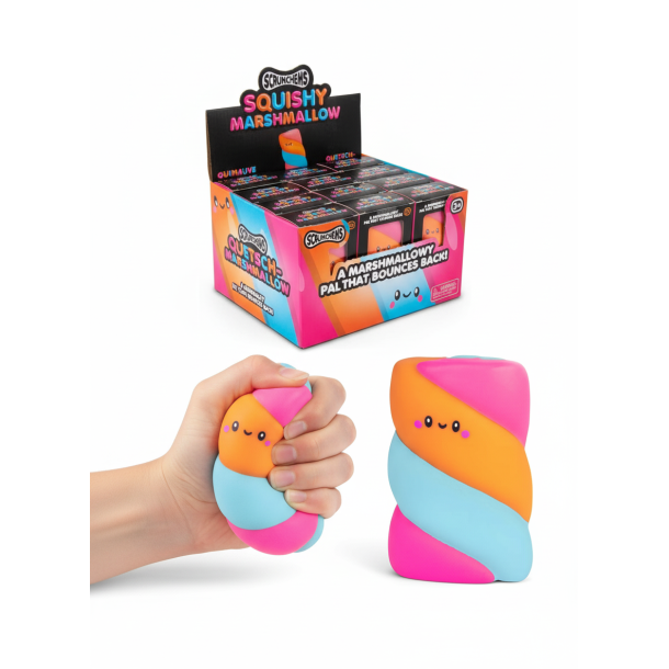 Scrunchems Marshmallow Squishy � Bl�d Slow Rise Skumfl�de