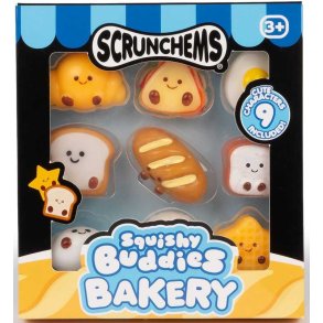 Scrunchems Squishy Buddies Bakery � 9 stk. Mini Squishies