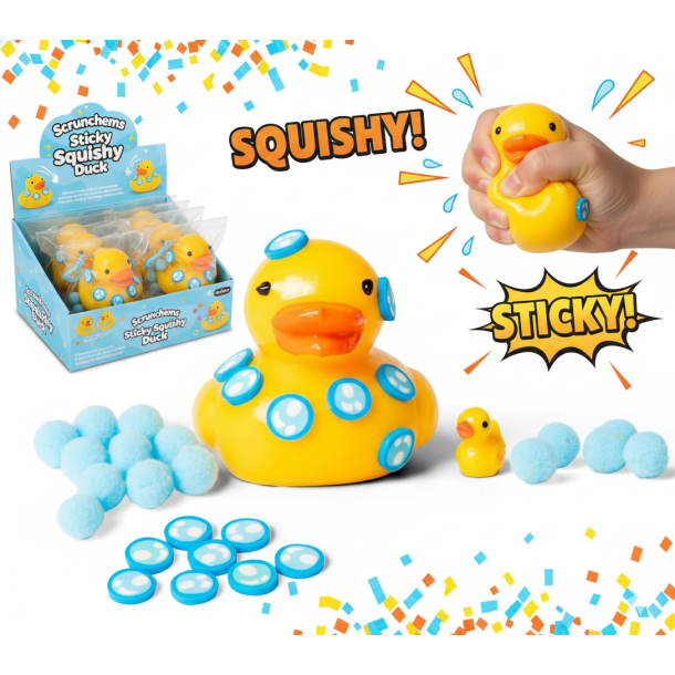 Scrunchems Sticky Squishy Duck