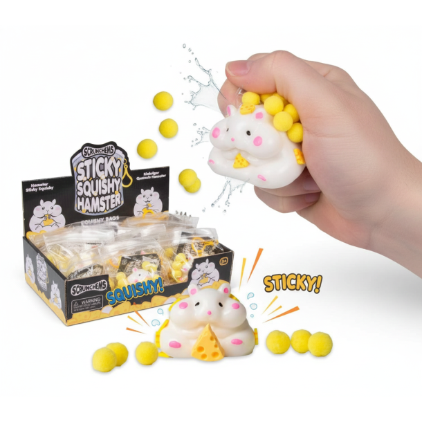 Scrunchems Sticky Squishy Hamster Paw