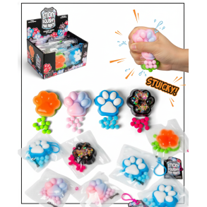 Scrunchems Sticky Squishy Paw Prints