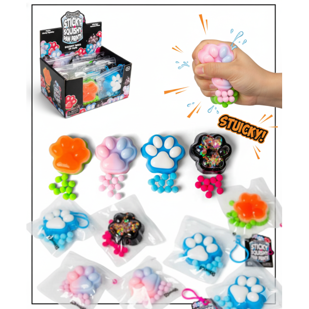 Scrunchems Sticky Squishy Paw Prints