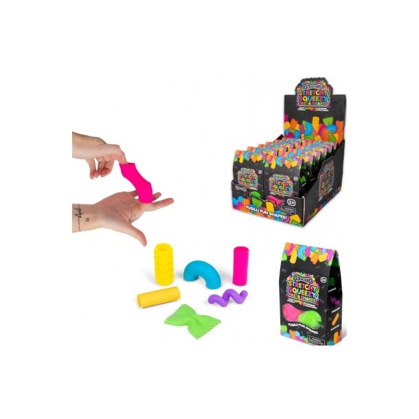 Scrunchems Stretchy Squeezy Pasta Shapes  Strkbar og sjov pasta til fidget-leg