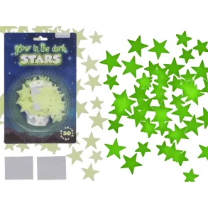 Selvlysende Stjerner � Glow in the Dark � 50 stk.