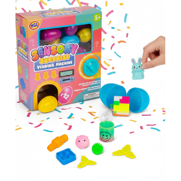 Sensory surprise vending machine