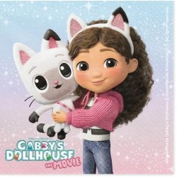 Servietter  Gabbys Dollhouse (33 x 33 cm  20 stk)