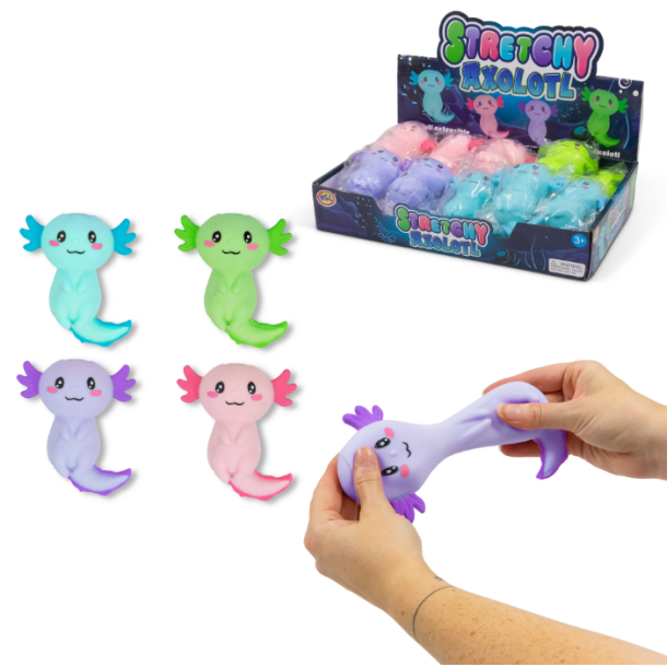 Axolotl Squishy - Din Beroligende, Klemmevenlige Følgesvend