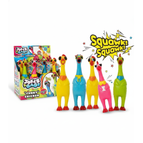 Skrigende Kylling  Funky Chicken (Assorterede)