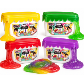 Slime Mix & Mash Slime Tub � Assorterede Farver