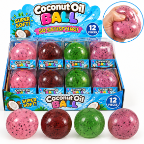 Slushy Crunch Coconut Oil Stressbold Assorteret