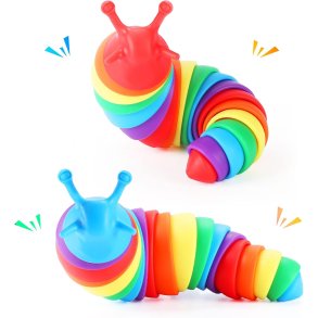 Sneglelarve Fidget � Bev�gelig Sansefigur med Kliklyde