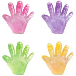 Sparkly Squishy High Five H�nd med Glimmer Assorteret
