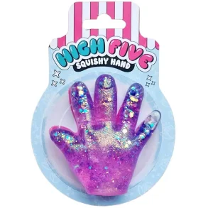 Sparkly Squishy High Five H�nd med Glimmer Assorteret