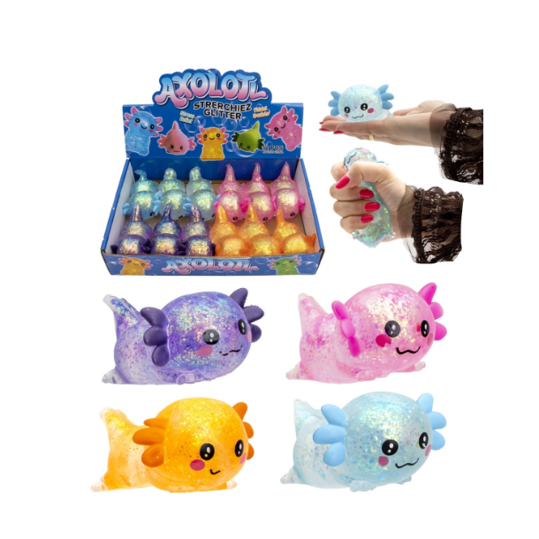 Squeeze Axolotl Sugar fidget toys � 9 cm