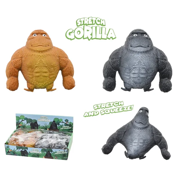 Squeeze Gorilla � sandfyldt squishy (10 cm, 240 g)