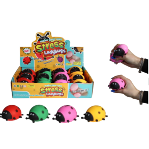 Squeeze Ladybug � 8 cm (72 g, med pulver)