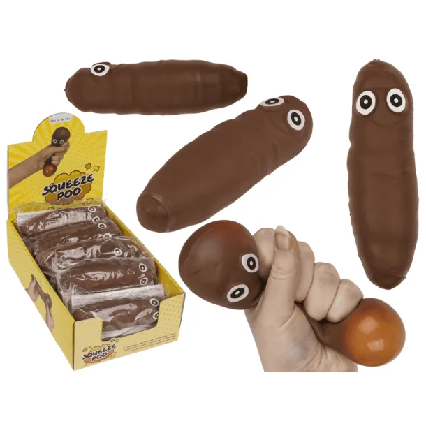 Squeeze Poo � Sjov P�lle Fidget Toy 14 cm