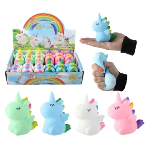 Squeeze Unicorn  Dragon 10 Cm Assorteret Farver