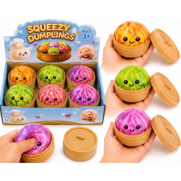 Squeezy Dumplings Marble Edition � 8,5 cm