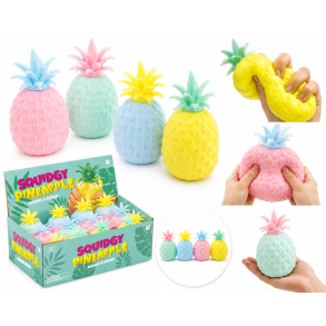 Squeezy Pineapple � Ananas Stressbold med Tofu-Fyld