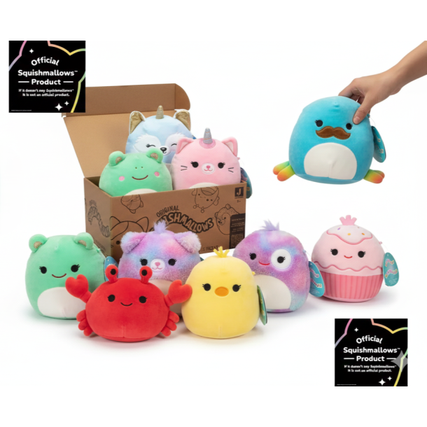 Squishmallows Plush � Mystery Box med 3 stk. (20 cm, original)