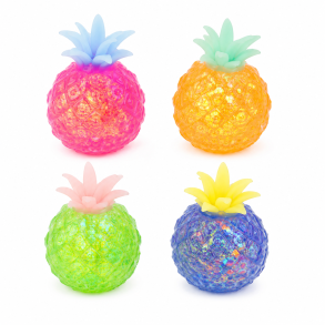 Squishy Ananas med Sugarfyld 6 cm � Glitrende Fidget Toy