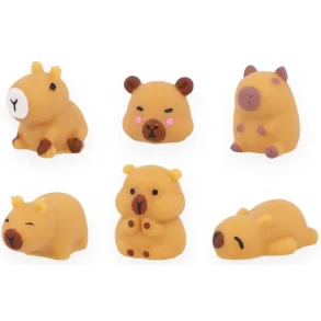 Squishy Buddie Capybara 4 cm Assorteret i Pose