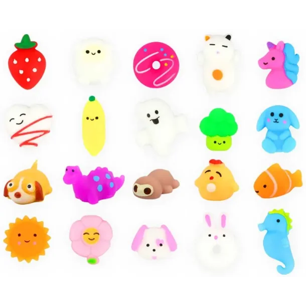 Squishy Buddie ca 5 cm Assorteret i Pose