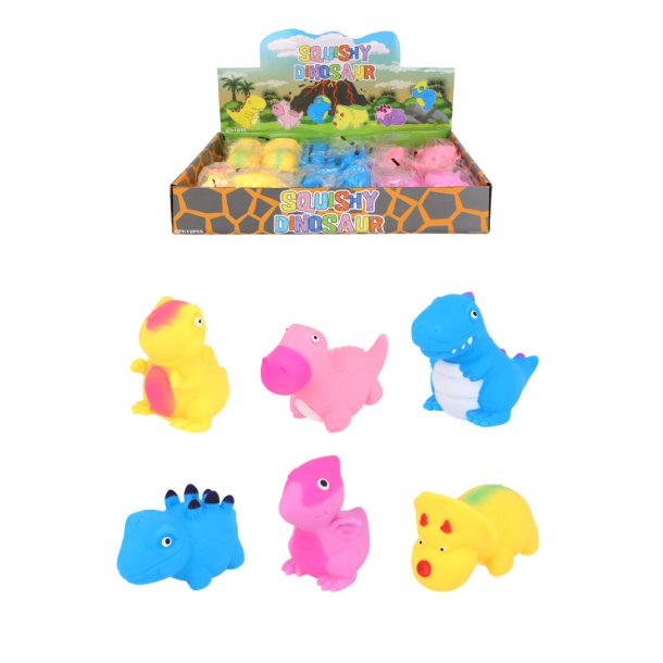 Squishy Dinosaur Assorted - Sjov og Squishy Dino-Glæde!