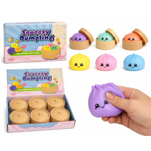 Squishy Dumpling � Pastel med Skum &amp; Special Guld (Bland Mystery)