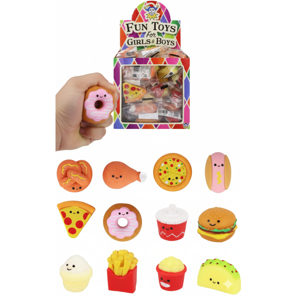 Squishy Fast Foods  Mini fastfood-squishies - 1stk