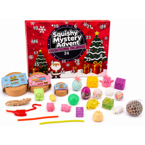 Squishy Julekalender 2026 � 24 Fidget & Squishy Overraskelser
