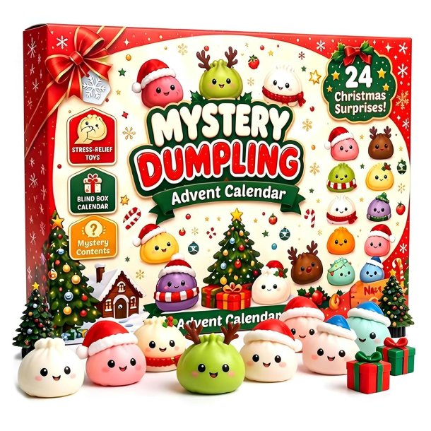 Squishy Julekalender 2026 24 Squishy Buddies Overraskelser