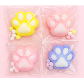 Squishy Kattepote  Rainbow Farver