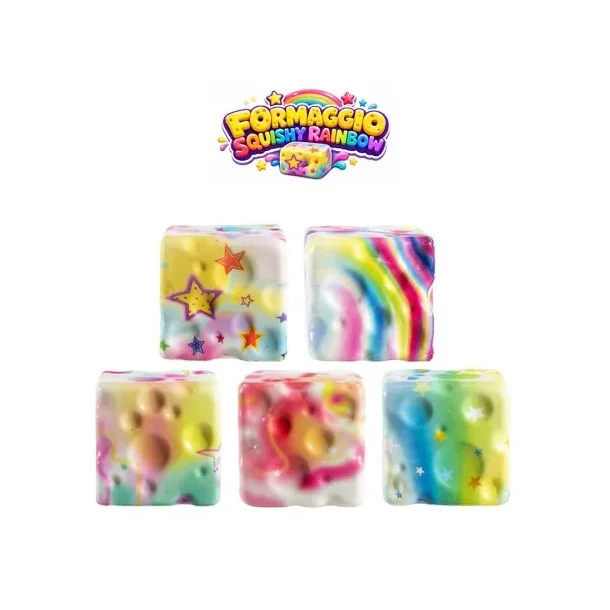 Squishy Rainbow Cheese � 7 cm � Super Slow Rising