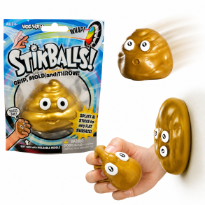 Squishy Stikballs Gold & Unicorn Poo