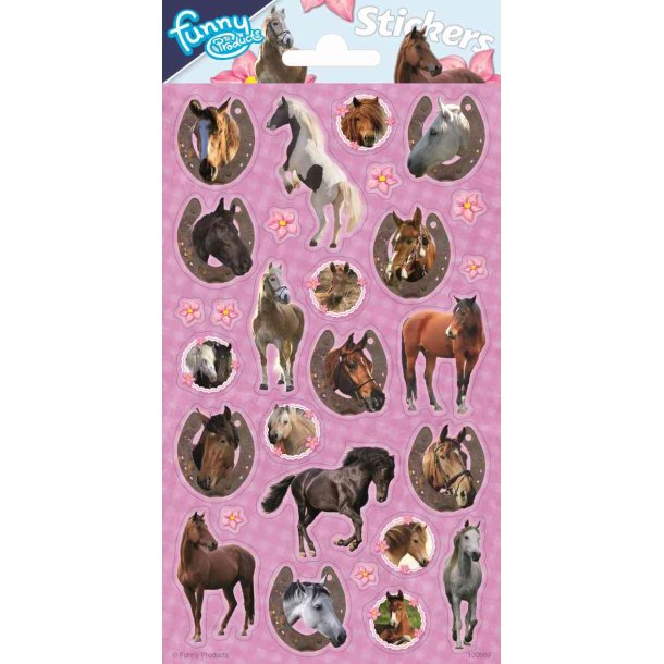 Stickers - heste og hestesko