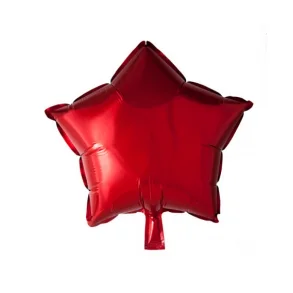 Stjerne Folieballon Rd 45cm 