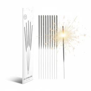 Stjernekastere  10 stk 18 cm, 40 sek.