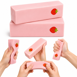 Strawberry Butter Squishy 13 cm � Bl�d Slow Rising Fidget Toy