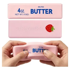 Strawberry Butter Squishy 13 cm � Bl�d Slow Rising Fidget Toy