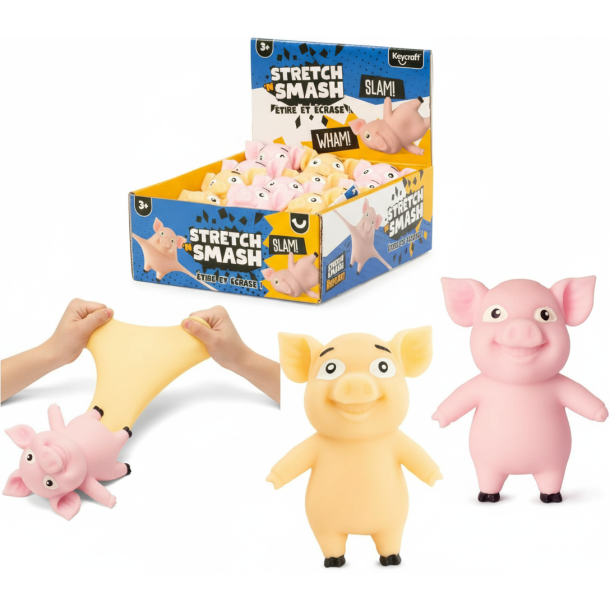 Stretch N Smash Mini Pig  Sjov og strkbar