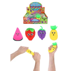 Stretchy Fruit Assorted � Frugt Fidget Toy med Str�k og Klemmefunktion