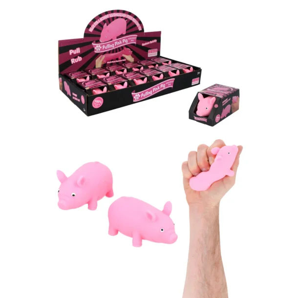 Stretchy Pig  Strkbar og sjov trykkegris