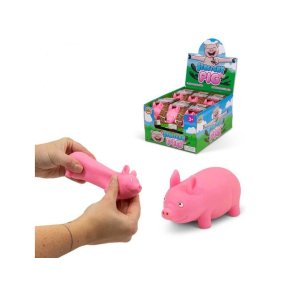 Stretchy Sand Pig – Strk, klem og grin med den sjoveste gris!